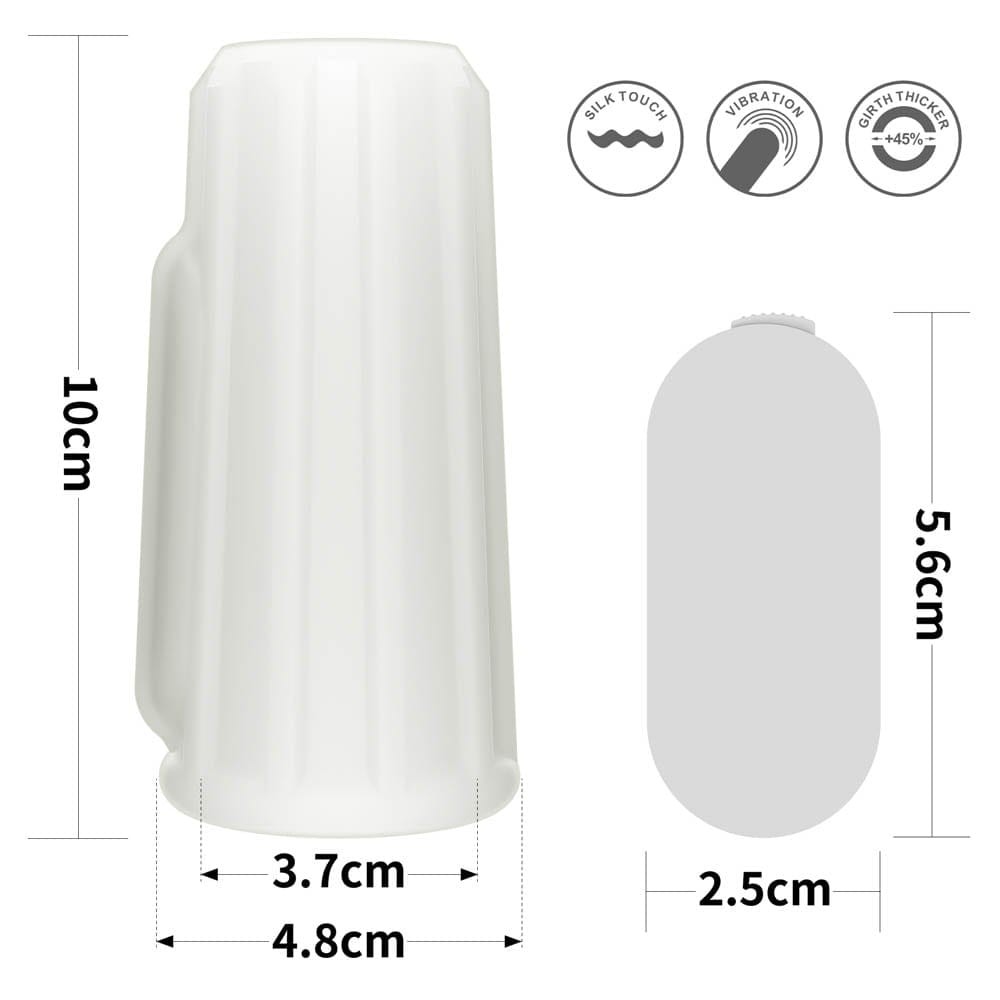 Vibrating Spiral Knights Ring (White) III | ViPstore.hu - Erotika webáruház #8 - EAN 6970260905794 | SKU LVTOY00601