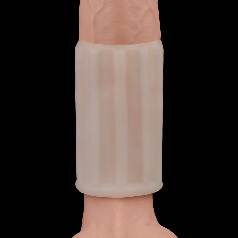 Vibrating Spiral Knights Ring (White) III | ViPstore.hu - Erotika webáruház #3 - EAN 6970260905794 | SKU LVTOY00601