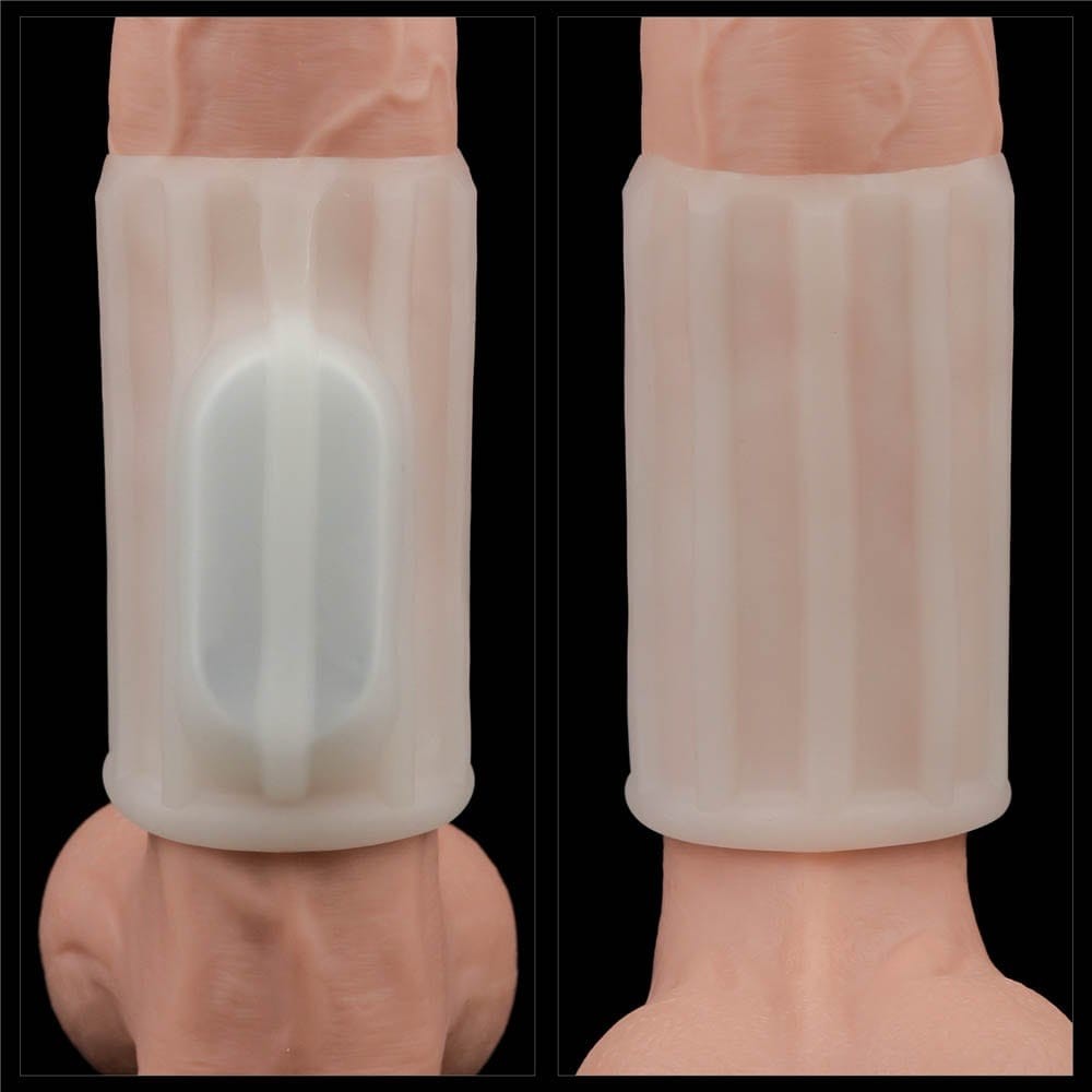 Vibrating Spiral Knights Ring (White) III | ViPstore.hu - Erotika webáruház #5 - EAN 6970260905794 | SKU LVTOY00601