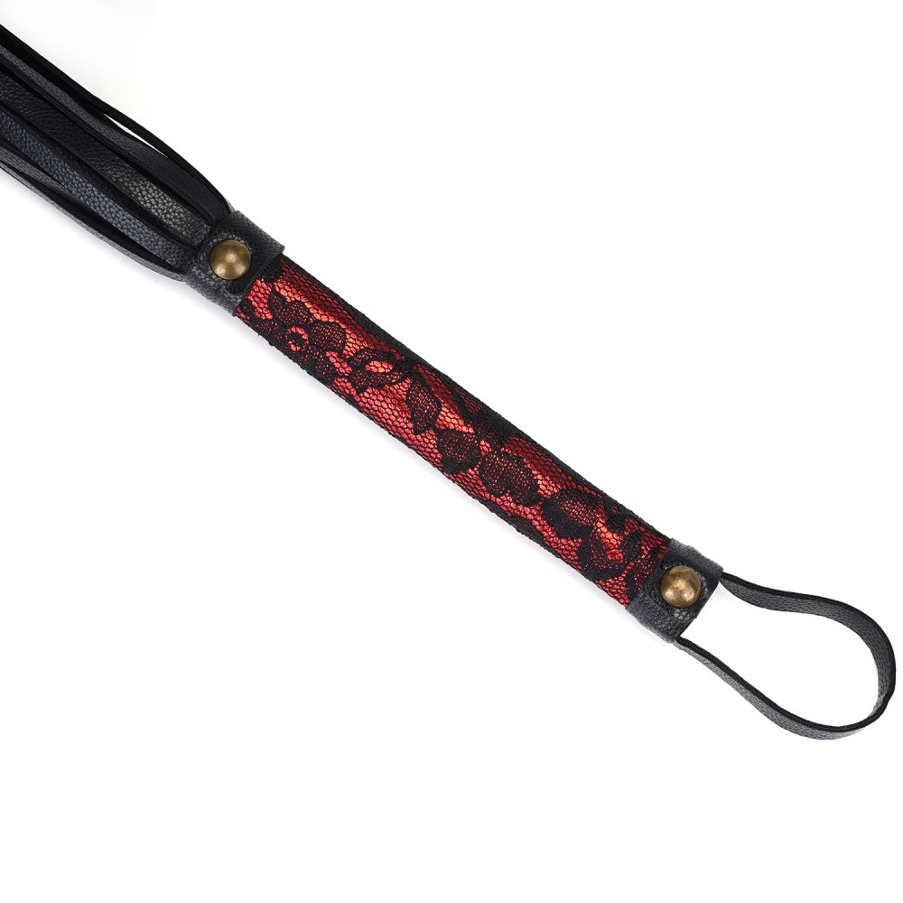 Victorian Garden: Lace and Vegan Leather Flogger Whip | ViPstore.hu - Erotika webáruház #4 - EAN 4582558001051 | SKU LIEBESE069