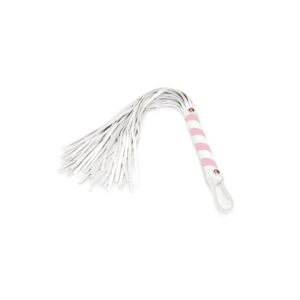 White & Pink Leather Flogger | ViPstore.hu - Erotika webáruház #1 - EAN 4582558005721 | SKU LIEBESE079