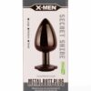 X-MEN Secret Shine Metal Butt Plug Gun Colour L | ViPstore.hu - Erotika webáruház #1 - EAN 5999560515800 | SKU XMEN000140