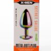 X-MEN Secret Shine Metal Butt Plug Rainbowheart L | ViPstore.hu - Erotika webáruház #1 - EAN 5999560515985 | SKU XMEN000146