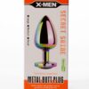X-MEN Secret Shine Metal Butt Plug Rainbowheart M | ViPstore.hu - Erotika webáruház #1 - EAN 5999560515978 | SKU XMEN000138